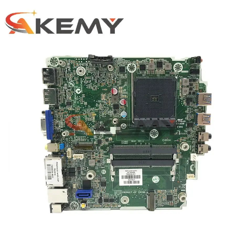 754910-003 для HP 705 G1 DM 755528-501 Материнская плата настольная розетка FM2 + DDR3 б/у