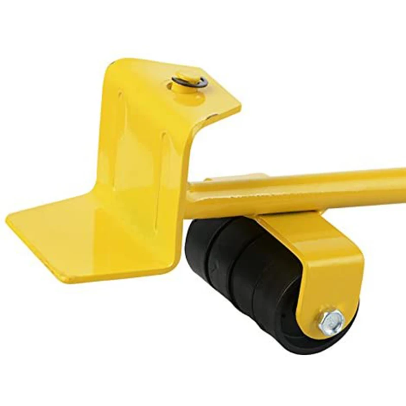 

Hot 5Pcs/Set Furniture Moving Transport Set 4 Mover Roller+1 Wheel Bar Furniture Transport Lifter Household Hand Tool Set