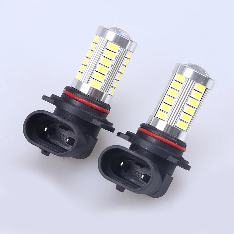 1 пара 9006 33 SMD белые лампы супер яркие Автомобильные светодиодные огни для