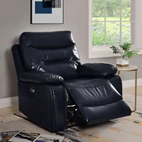antique european creative leather chair single living room sofa chairs swivel chair functional chair recliner