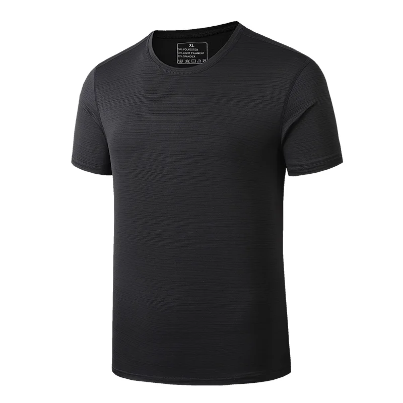 

t shirt men fashion quick-drying breathable t shirt summer short-sleeved men fitness and Casual sportsing Tops&Tees size L ~6XL