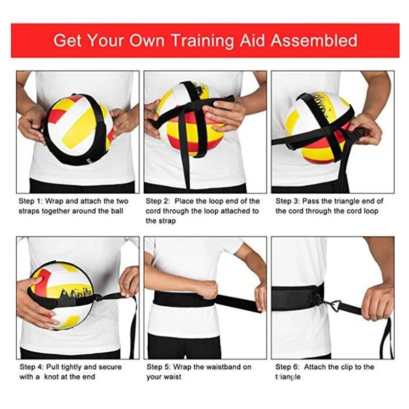 

Volleyball Training Equipment, Practice Trainer for Football,Serve and Spike Trainer for Beginners and Volleyball Player