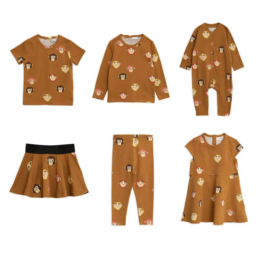 2019 г. детские футболки Мистер Тао летняя футболка с изображением обезьян для