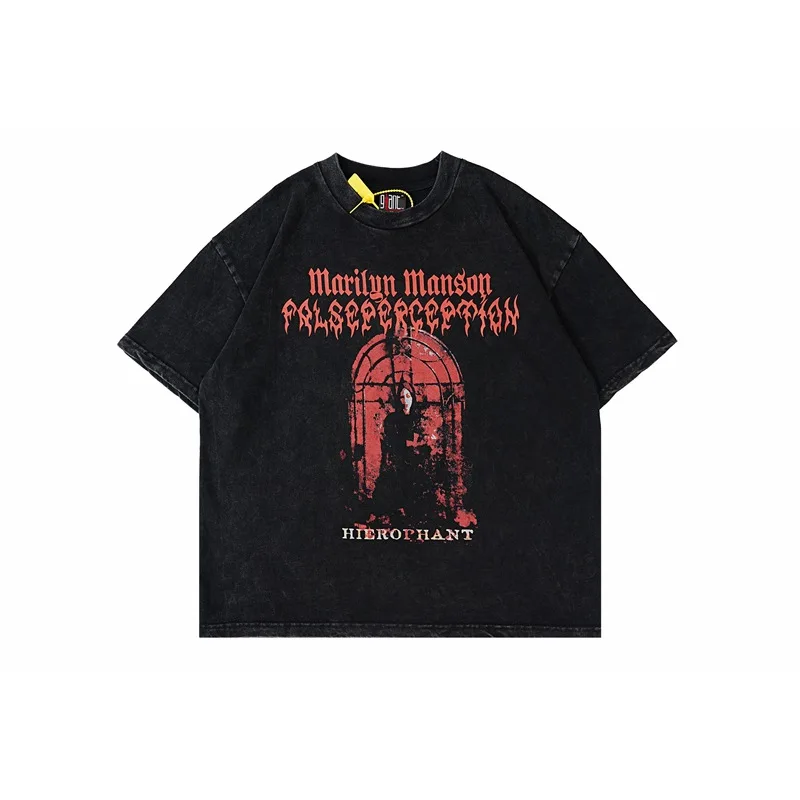 

High Street Brand Y2k Fashion Summer Printing Men's Clothing Men's T-shirt Oversized Jujutsu Kaisen Top Streetwear Men T Shirt