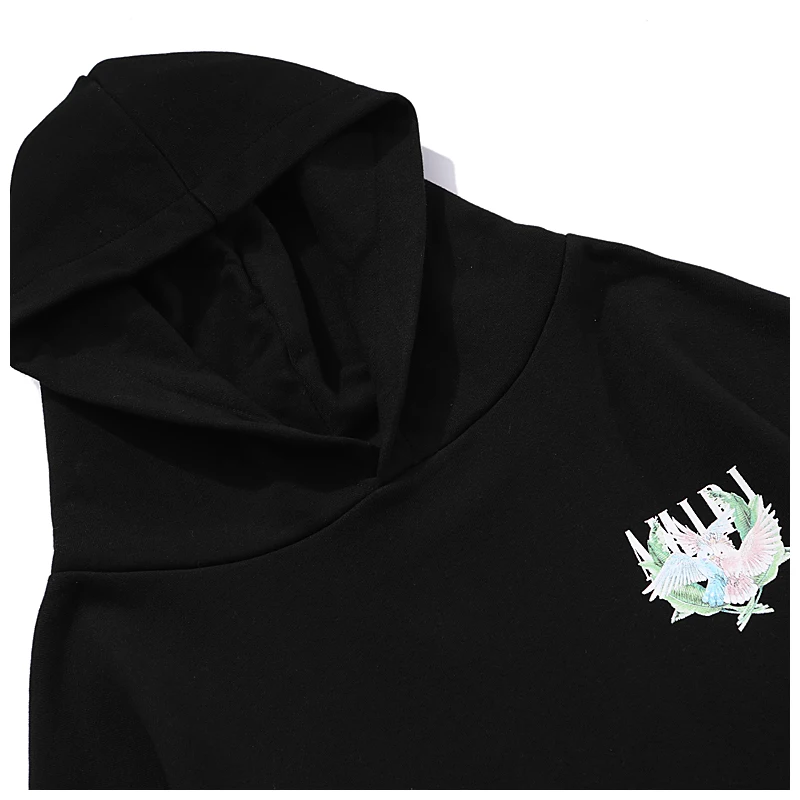 

Street Style 2020 autumn and winter New parrot printed hoodie men's and women's high street fashion loose oversize hoodie