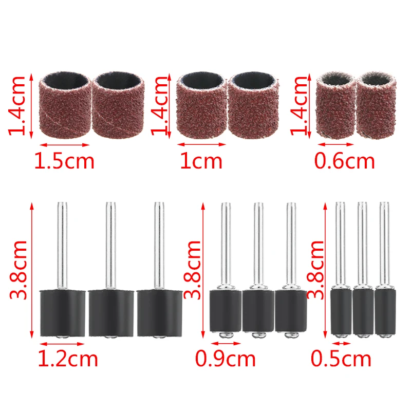 Набор абразивных шлифовальных лент 338 шт. набор 1/2 'Ƈ/4'' 3/8 &quot сверлильный