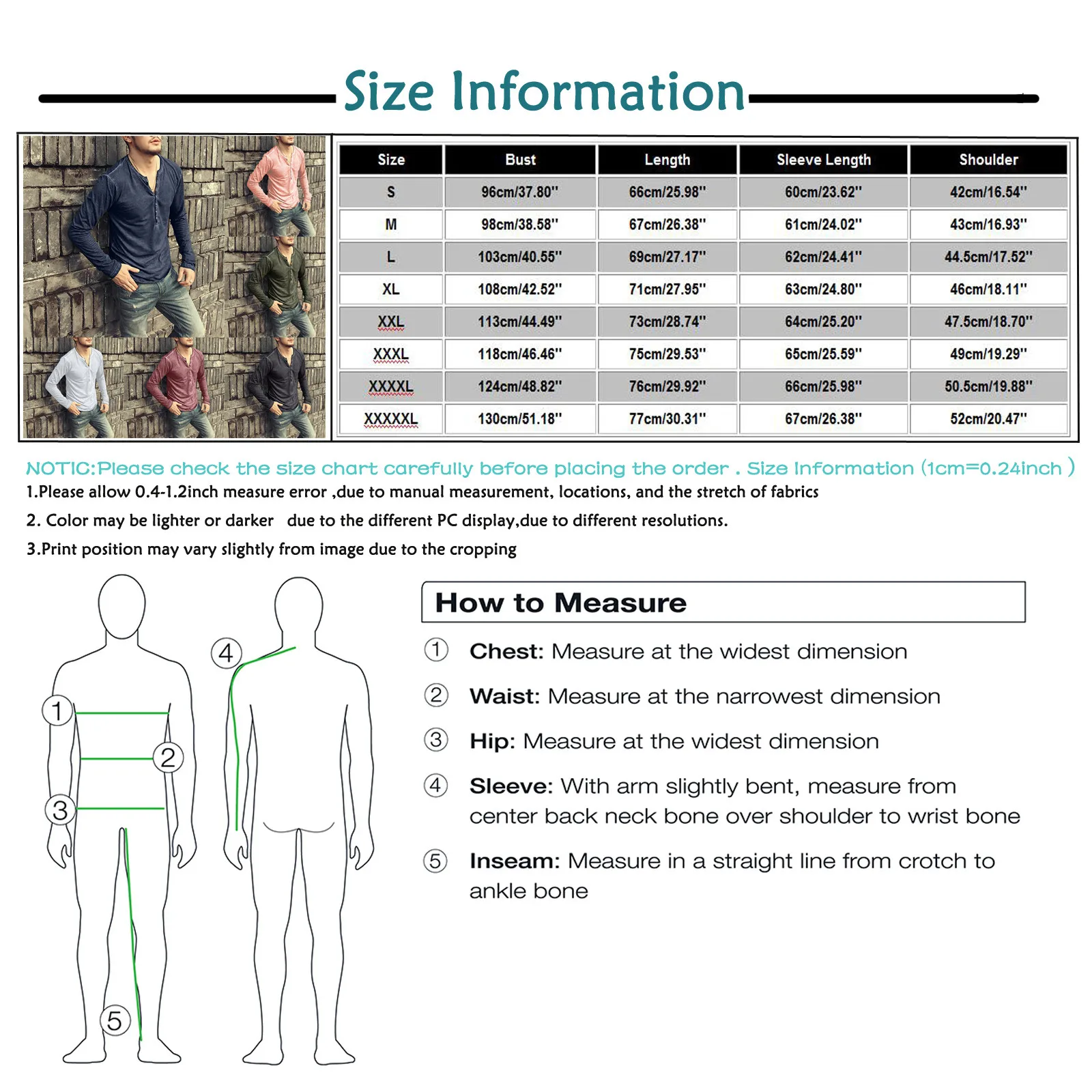 

Men's Shirts Leisure Male Long Sleeve Button Blouse Casual V-neck Pullover Tops Shirts Formal Daily Solid Clothing 2021