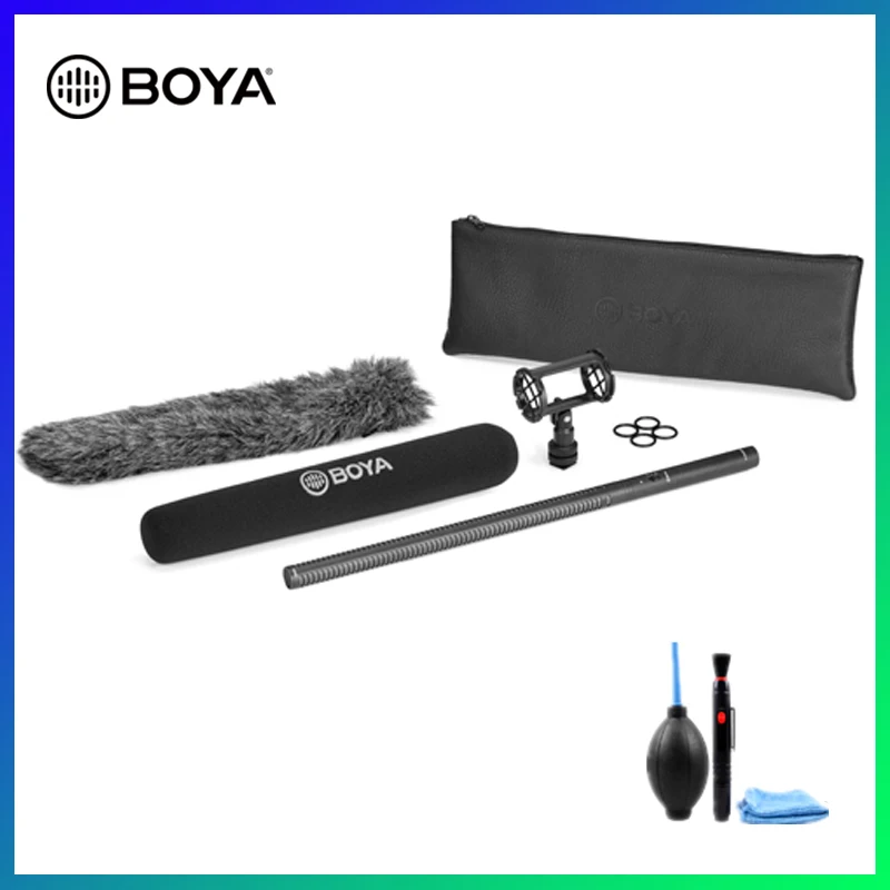 BOYA BY PVM3000L дробовик микрофон 30 ° суперкардиоидный электретный конденсаторный для