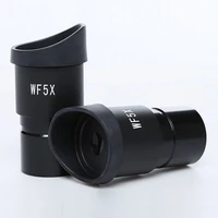 2 pcs stereo microscope eyepiece 30 5mm mounting 5x wide angle eyepiece with eyecups