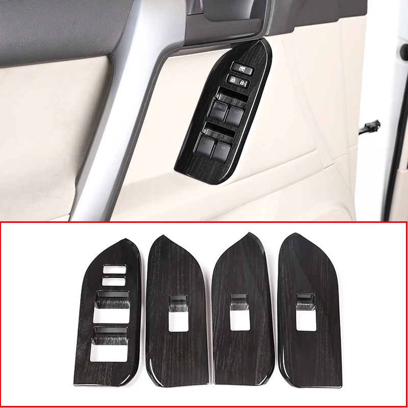 Для левого руля черное дерево АБС для Toyota Land Cruiser Prado FJ150 150 2014 2018 кнопки