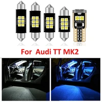 12pcs no error canbus led lamp car bulbs interior package kit for audi tt mk2 2008 2015 map trunk door plate light