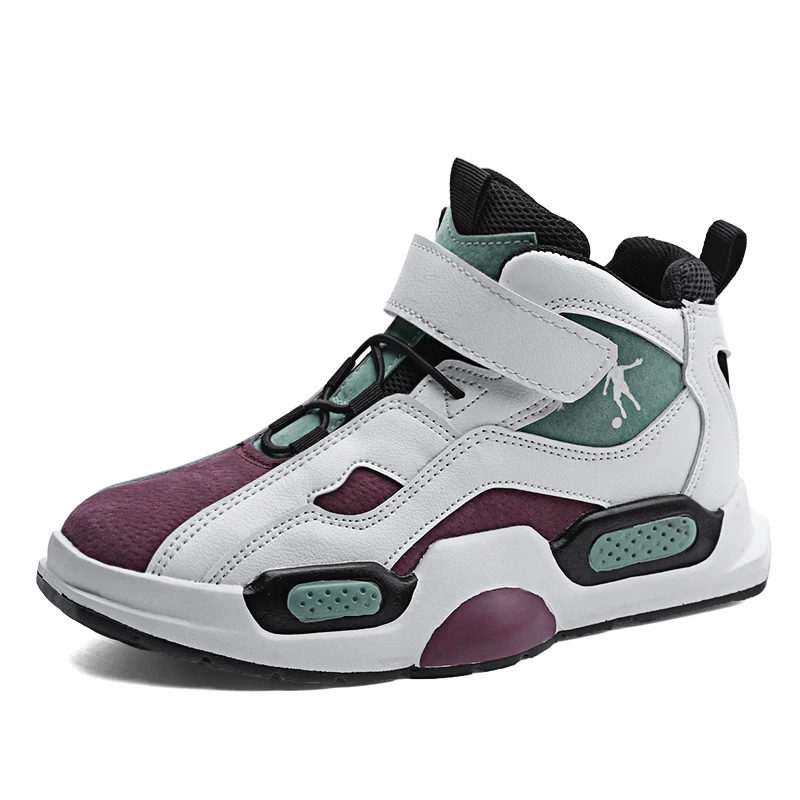 

Детская осенняя Баскетбольная обувь для мальчиков, Высококачественная мягкая Нескользящая спортивная обувь для уличных тренировок