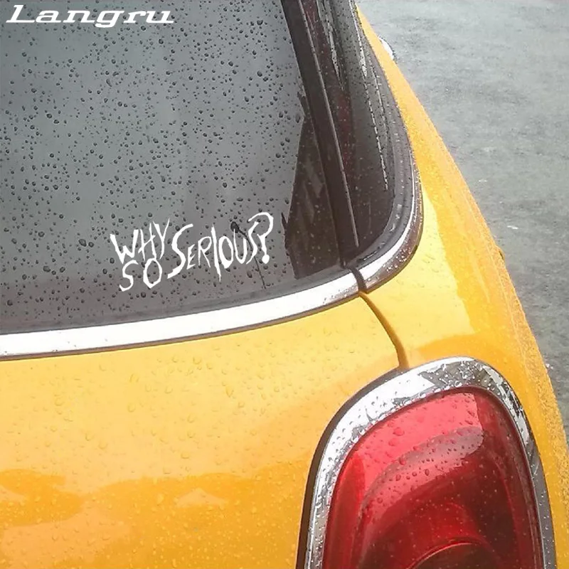 Новый стиль почему так серьезный винил крутая наклейка на окно автомобиля и