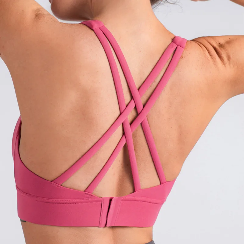 NCLAGEN жилет для йоги женские сексуальные бюстгальтеры с перекрестной спиной