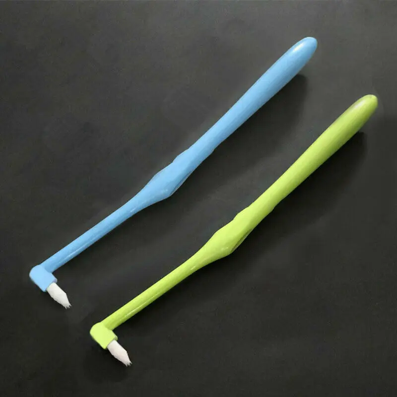 2 шт. мягкие зубные щетки для волос с маленькой головкой межкосмические зубная