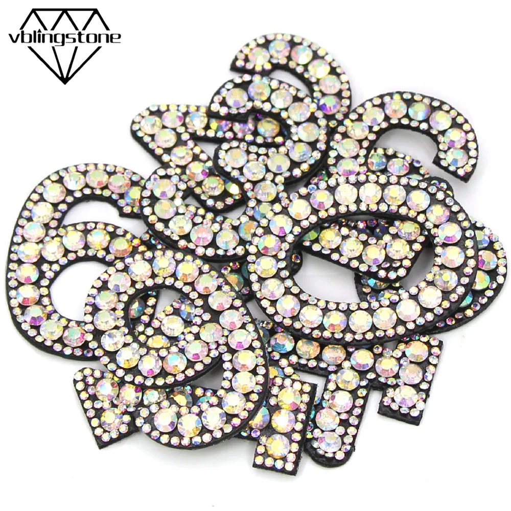 0-9 цифр стразы нашивки с 3D цифрами блестящие Значки для одежды имя сделай сам | Дом