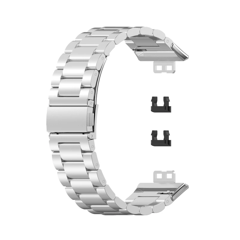 

Bracelet Stainless Steel Wrist Strap Watch Band for -HUAWEI Watch Fit Watch B85B