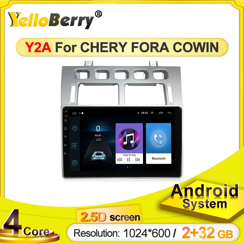 

Android 32G 4 ядра радио для Chery Fora Cowin 2006-2010 2011 Android WIFI 2.5D HD Автомобильный плеер мультимедийный GPS FM-навигатор с микрофоном BT