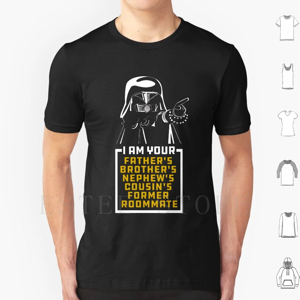 

Темный шлем I Am Your отцы братья Nephews Изысканная футболка хлопок мужчины DIY печать космобол Мел блестящие сиденья Темный