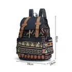 Женский холщовый винтажный рюкзак, этнический рюкзак, рюкзак в стиле бохо, школьная сумка