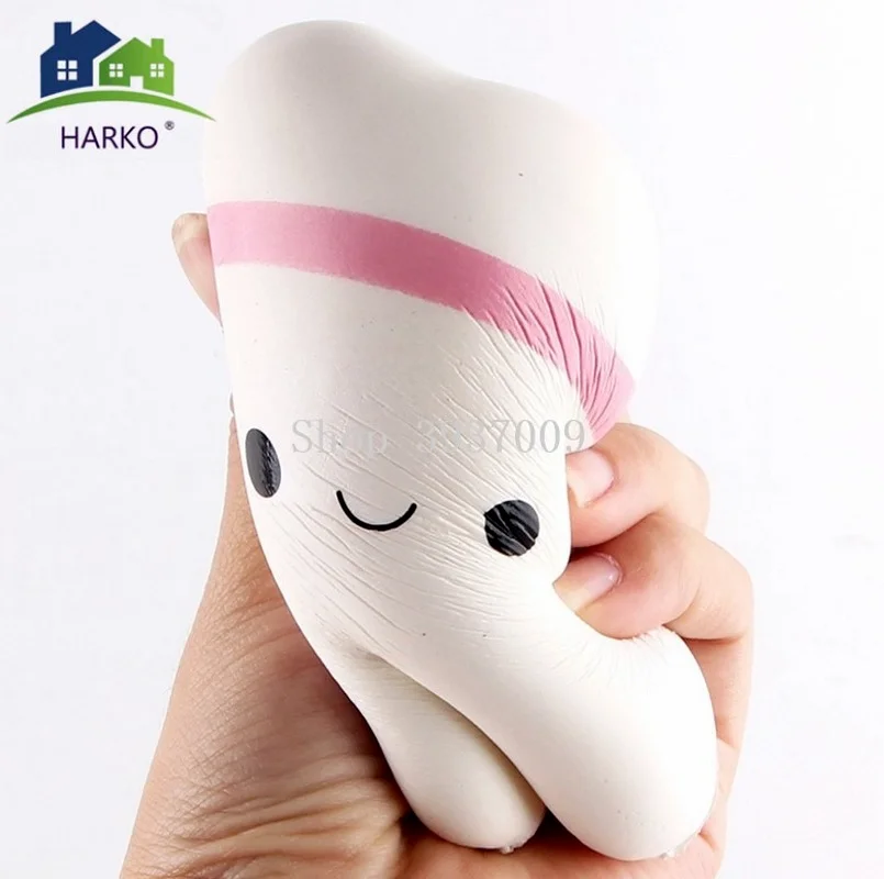 Милый мультяшный кулон в виде зубов HARKO мягкая детская игрушка медленно