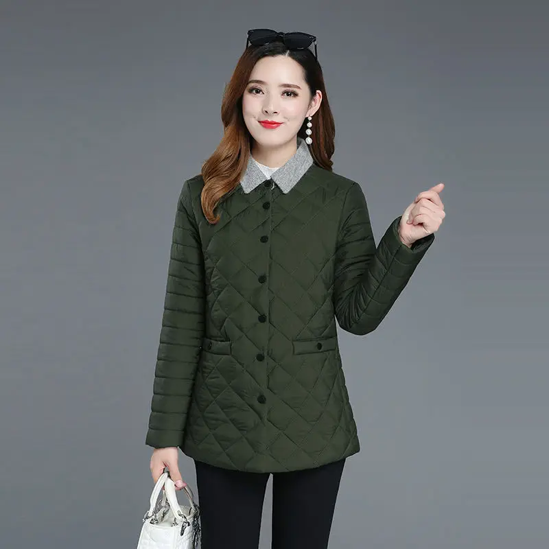 

Mom's autumn and winter coat small cotton padded jacket 2019 new 40-year-old 50 year-old light cotton padded clothes women's