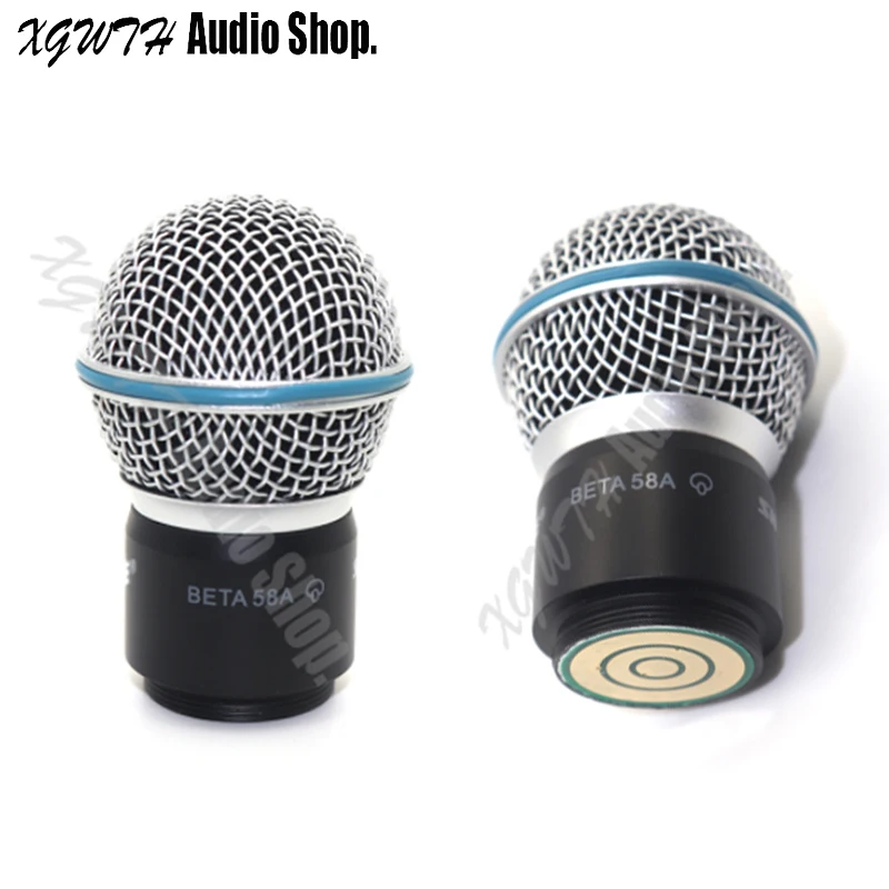 2 шт. ручной сменный картридж Капсульная головка для Shure BETA58A PGX2 PG4 SLX2 SLX4 Беспроводная микрофонная система