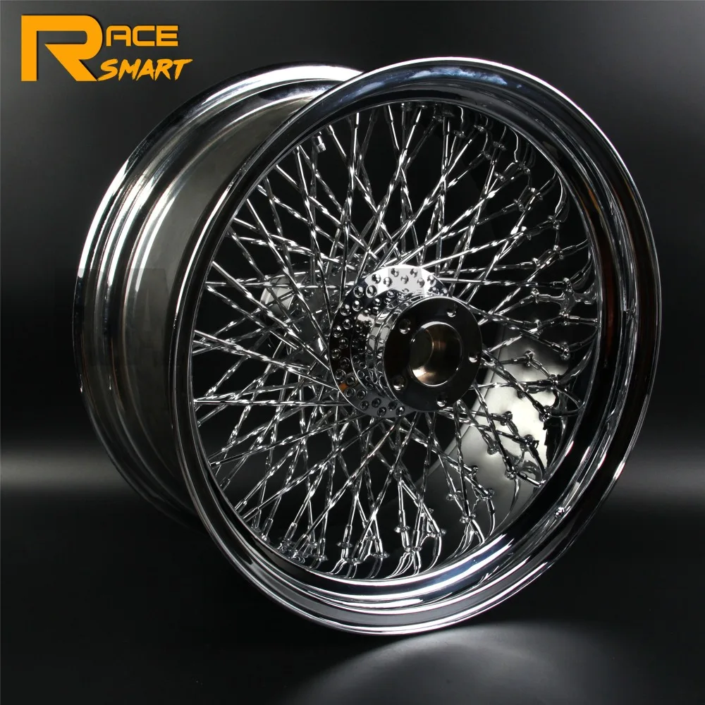 Мотоцикл 1" x8.5" Хром задние колеса диски для Harley Davidson FLSTC FAT BOY мотоциклы аксессуары модификация колеса диски