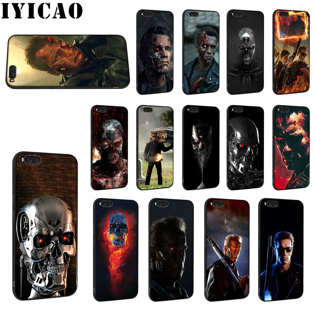 Чехол для телефона IYICAO Terminator Schwarzenegger мягкий силиконовый чехол Redmi 8A 4A 4X 5A 6A 5 6 Plus 7 S2
