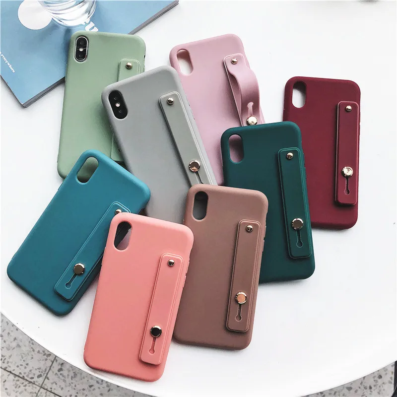For Huawei Y9 Prime 2019 Candy Hand Band Wrist Strap Cases Mate 10 20 30 Lite Nova 5 5i Pro P Smart Plus Cover | Мобильные телефоны
