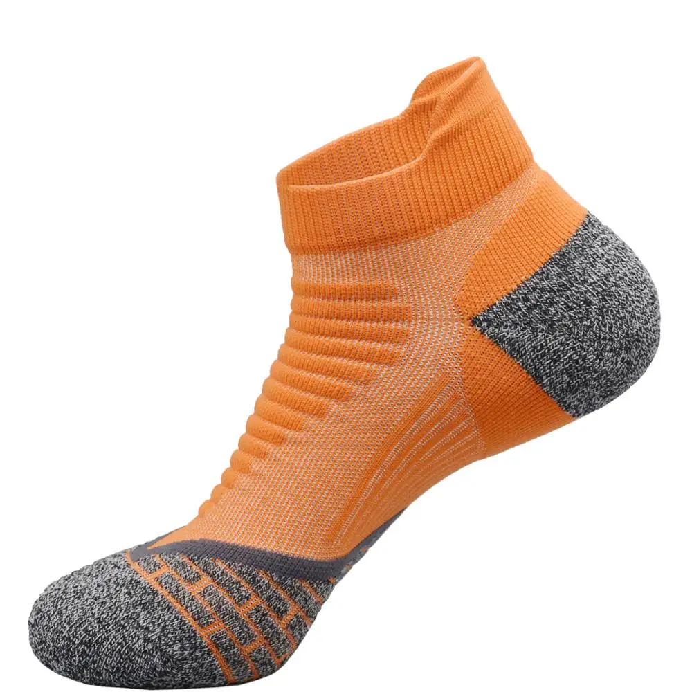 Женские носки до лодыжки с противоскользящей подушкой низкий вырез поддержка