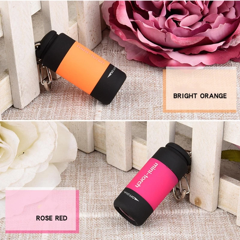 

Muitifuntional Outdoor Waterproof USB Charging LED Mini Pocket Flash Light Key Chain M06 21 Dropshipping