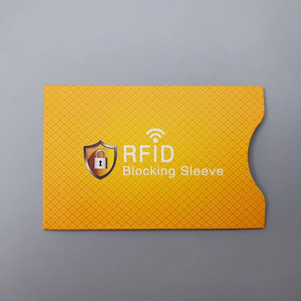 1 шт. защита от кражи для RFID, защита для кредитных карт, блокировка, держатель для карт, чехол для кожи, защитный чехол для банковских карт, Новинка