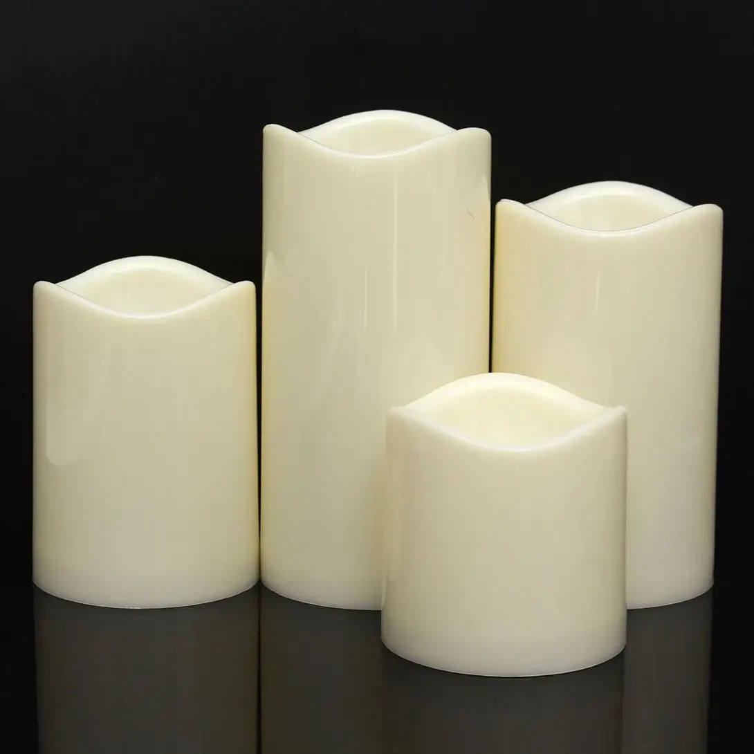 13 x 7.5CM Flameless LED Candle Light with Remote Control Home Tea for Weddings Christmas Festival Celebration Parties Giftshot | Освещение