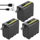 Аккумулятор 5 в USB на выходе, 8800 мА  ч, NP-F980, NP NP-F970, F970, F960, со светодиодным индикатором питания для Sony F960, F550, F570, F750, F770, MC1500C