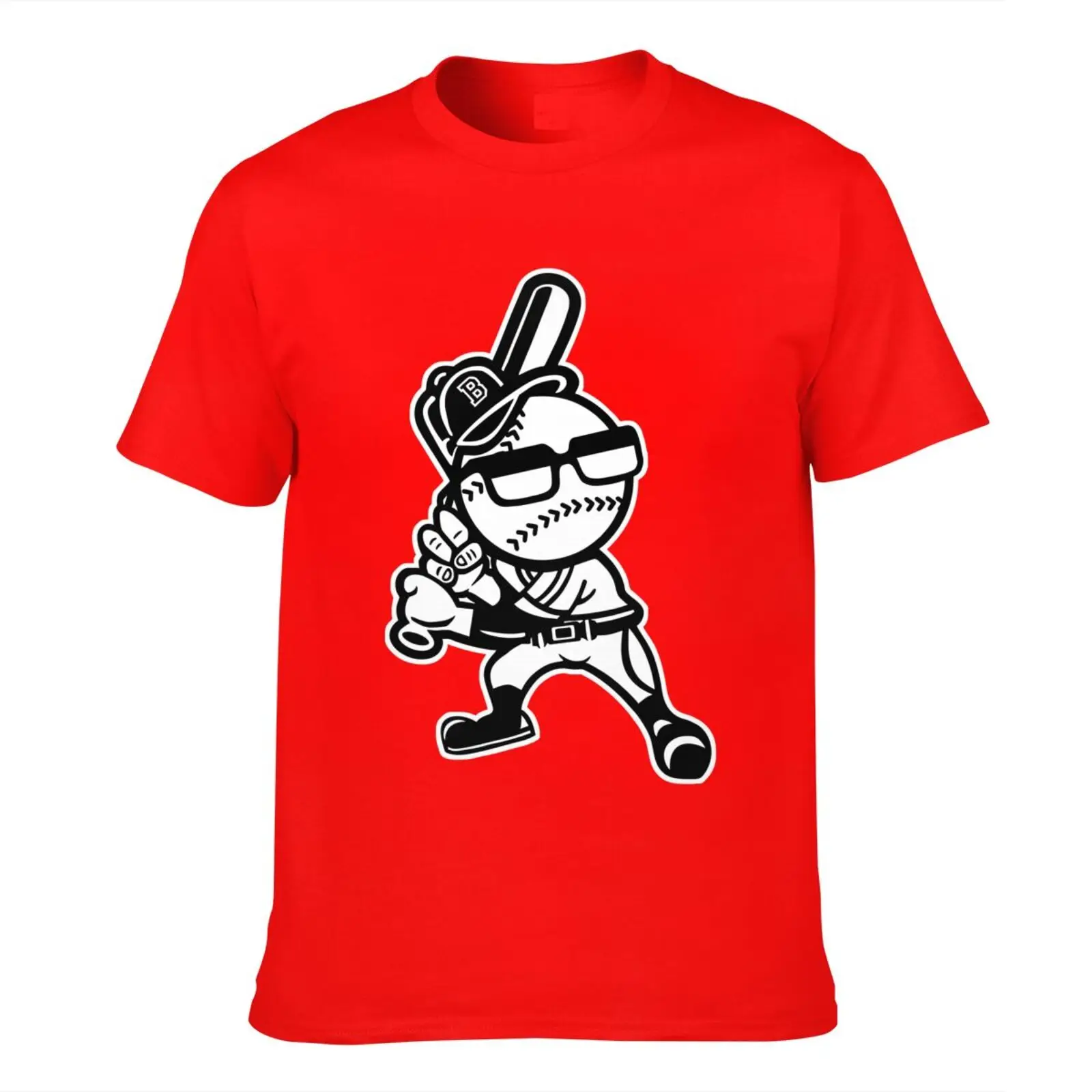 

ins hot short-sleeved T-shirt printing funny personality T-shirt breathable and sweat-absorbent 100% cotton
