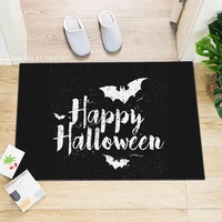 holiday festival floor carpet happy halloween doormat cartoon bat pumpkins floor mat for living room bedroom kitchen floor mats