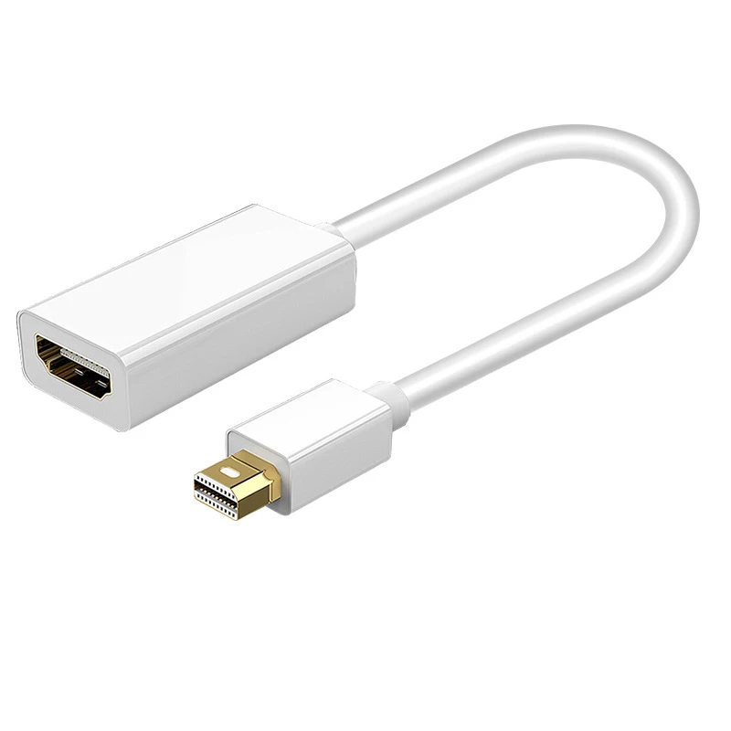 

Mini DP To HDMI-Compatible Cable Converter Adapter 1080p HD Male To Female DisplayPort DP Adapter Cable For Apple Macbook Pro