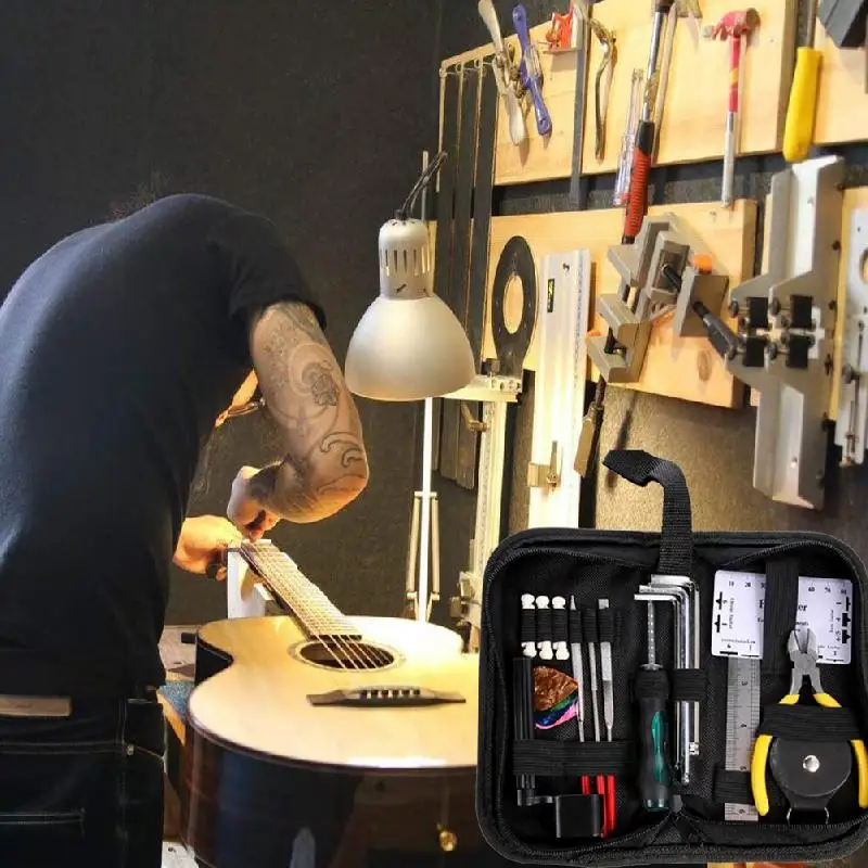Уход за гитарой ремонт и обслуживание Сменные струны набор инструментов