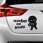 Виниловая наклейка Железный человек для автомобиля, кузова грузовика, боковой двери, наклейка, графическая универсальная наклейка на боковую дверь автомобиля s