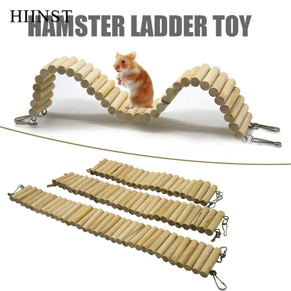 HIINST New Bird Mouse Parrot Hamster Стенд Платформы Игровой площадка деревянной лестница мост