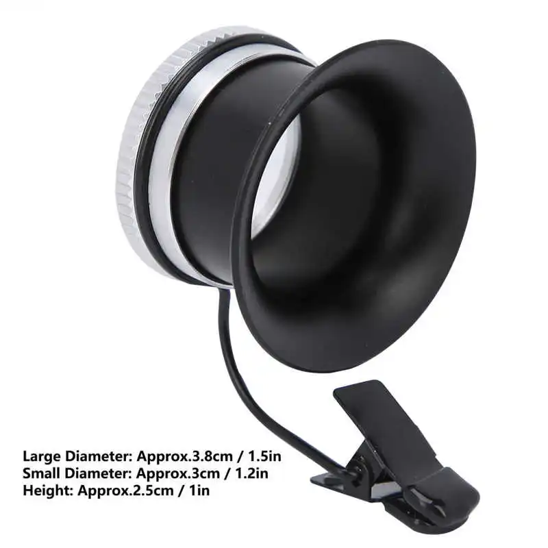 Держатель для часов держатель 10X ювелиры лупа алюминиевые увеличительные лупы