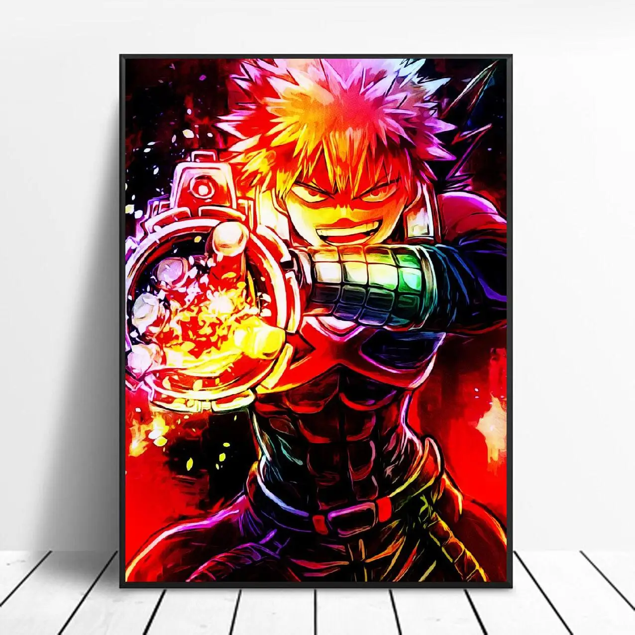 

Bakugou Katsuki Холст Картина художественный Принт плакат Картина Настенная Современная Минималистичная Спальня украшение для гостиной