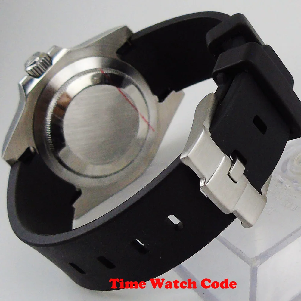 Мужские часы BLIGER с автоматическим перемещением механические черным циферблатом