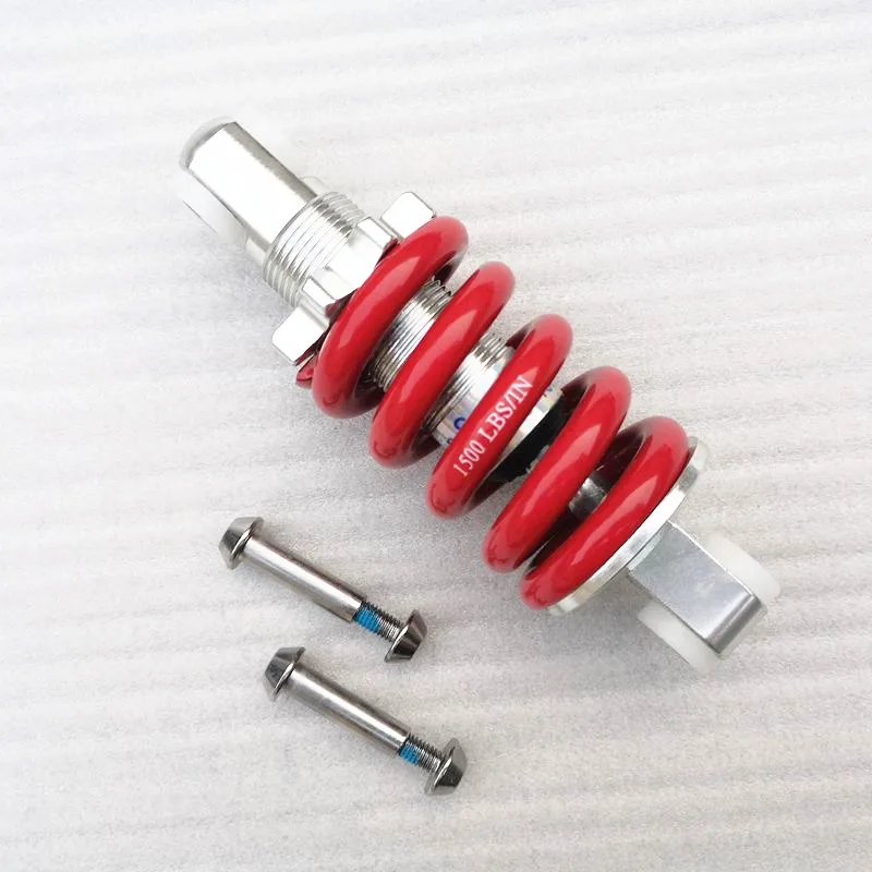 Амортизатор пружинный для горного велосипеда регулируемая высота длина 1500