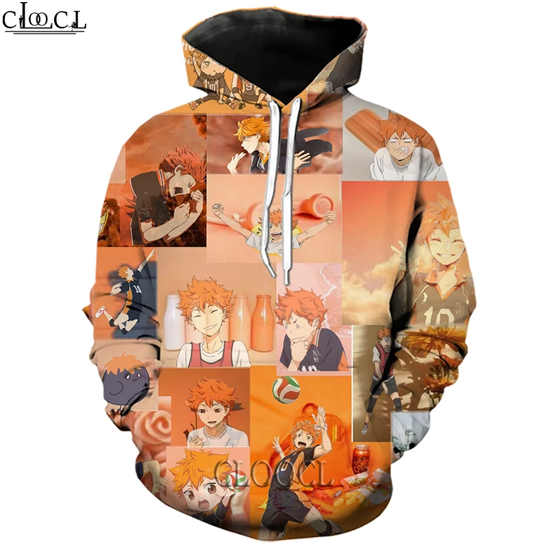 

HX Popular Japanese Anime Haikyuu Hoodie Men Women Sweatshirts 3D Print Fashion Harajuku Casual Hooded Tracksuit Drop Shipping