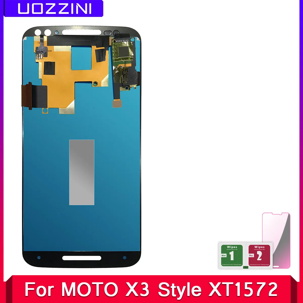 2 шт Новый lcd s для Motorola Moto X style X3 XT1575 XT1572 XT1570 дисплей кодирующий преобразователь