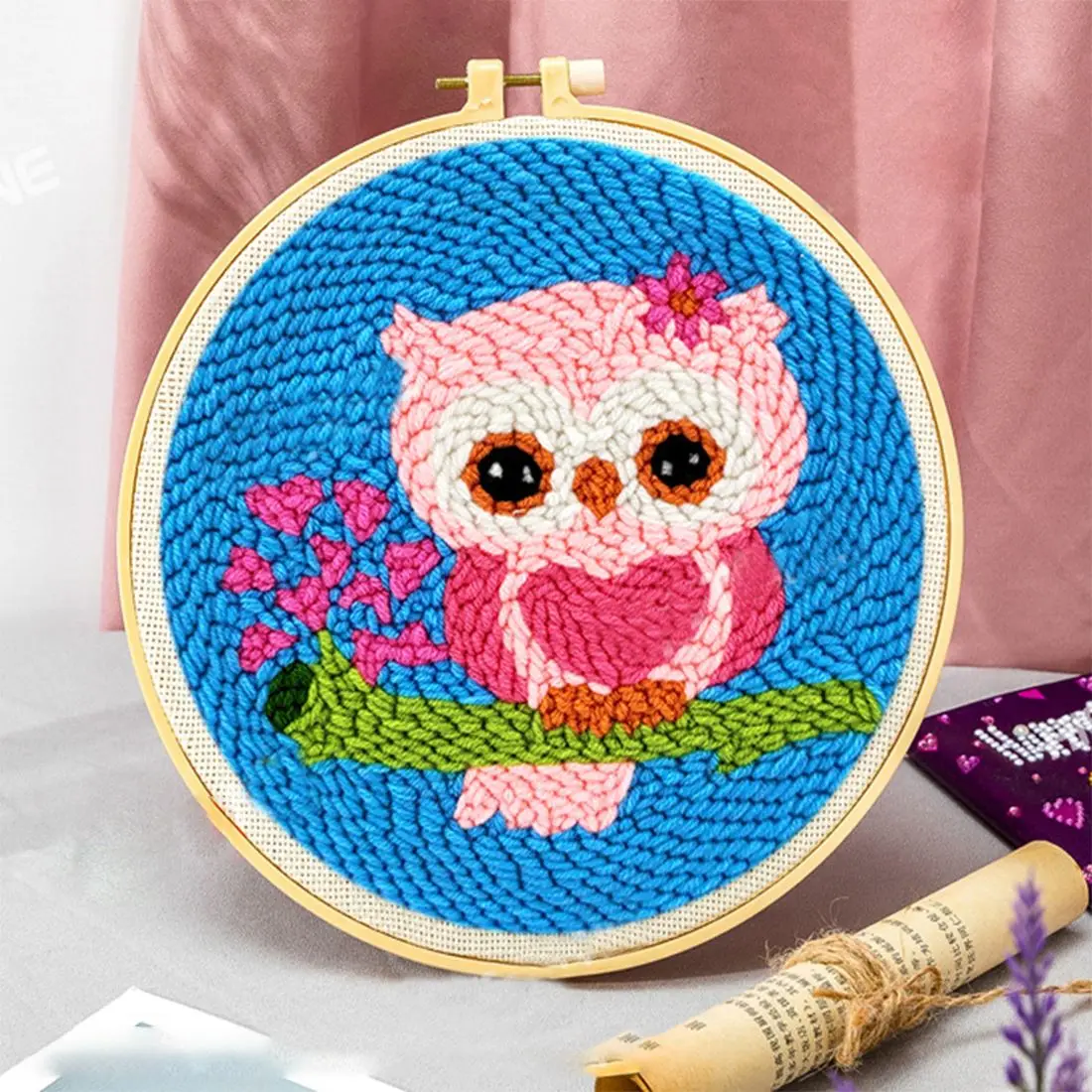 Лидер продаж вязаный шерстяной ковер сделай сам комплект для худи ручная работа