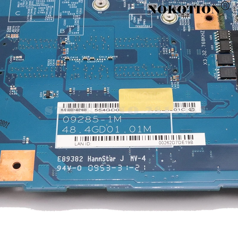 NOKOTION MBPM601002 48.4GD01.01M материнская плата для ACER 5740 ноутбука hm55 ddr3 полный тест