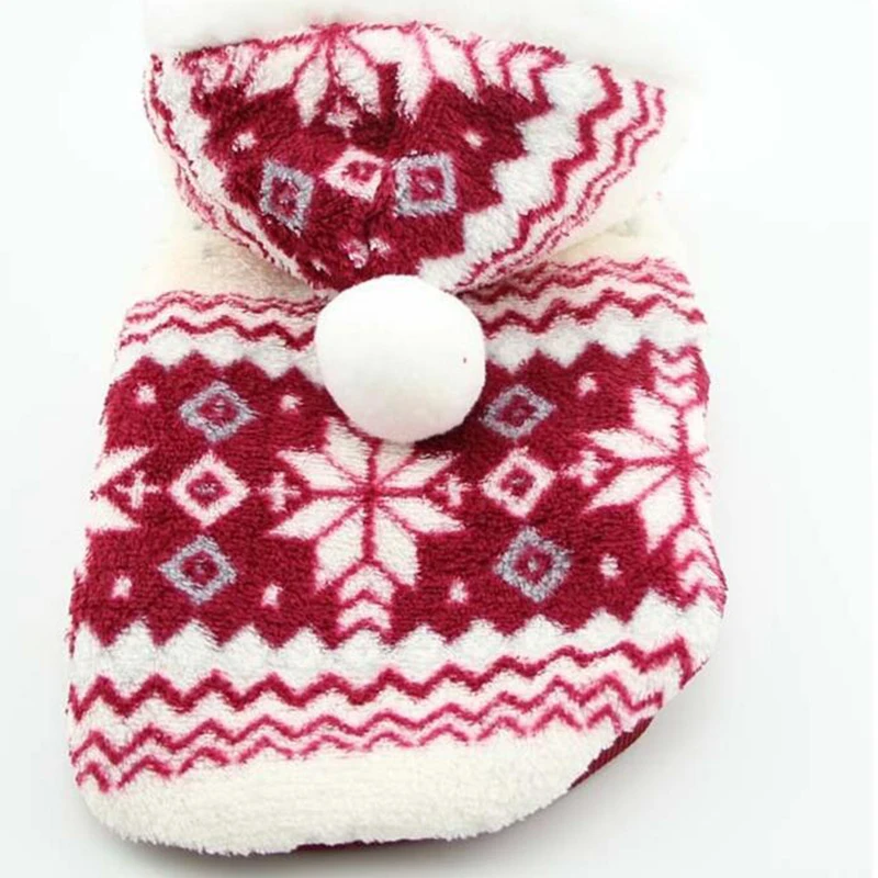 Домашние питомцы собаки зимняя пальто свитер Новогодний для домашних собак с